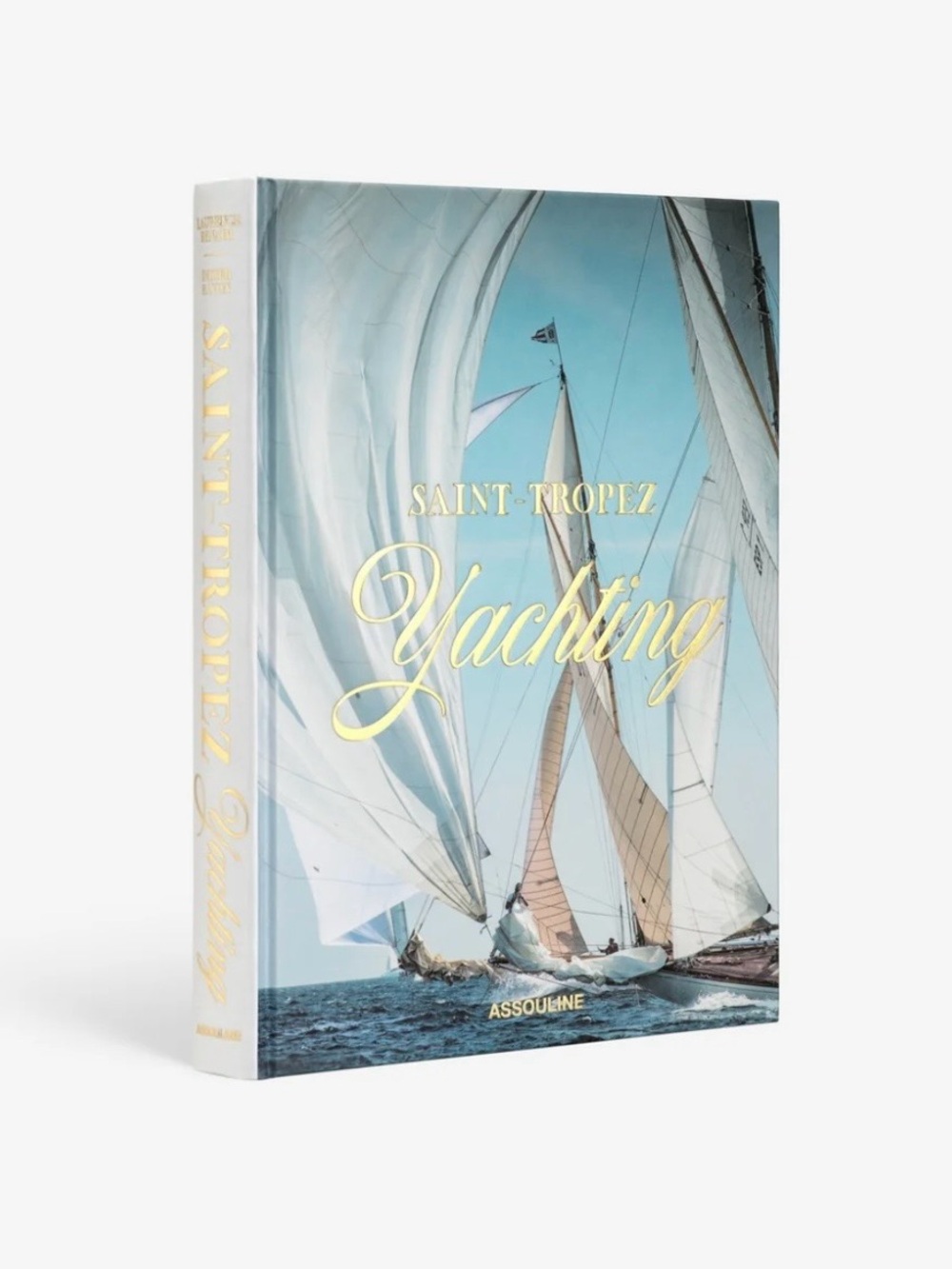 Assouline Yachting Coffee Table Book - Sky Blue & Gold
